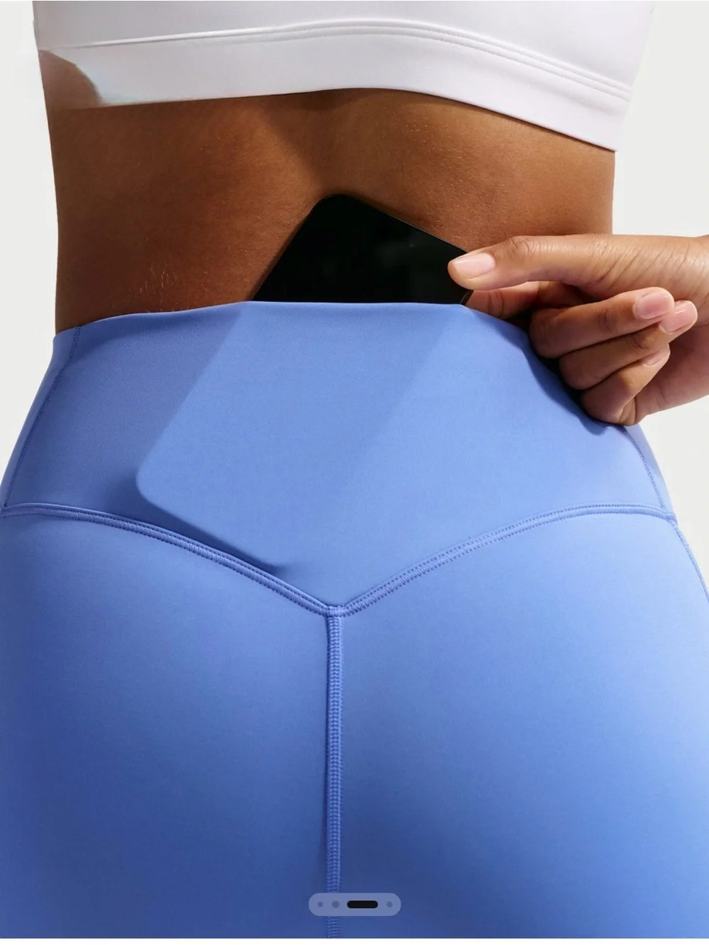 Nike Universa Women's High-Waisted 7/8 Leggings with No Front Seam Sz XXL HQ6813